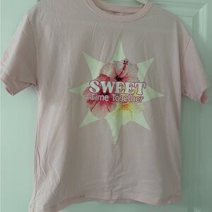 Zara kids Sweet Time Together Pink Girls' Graphic Tee